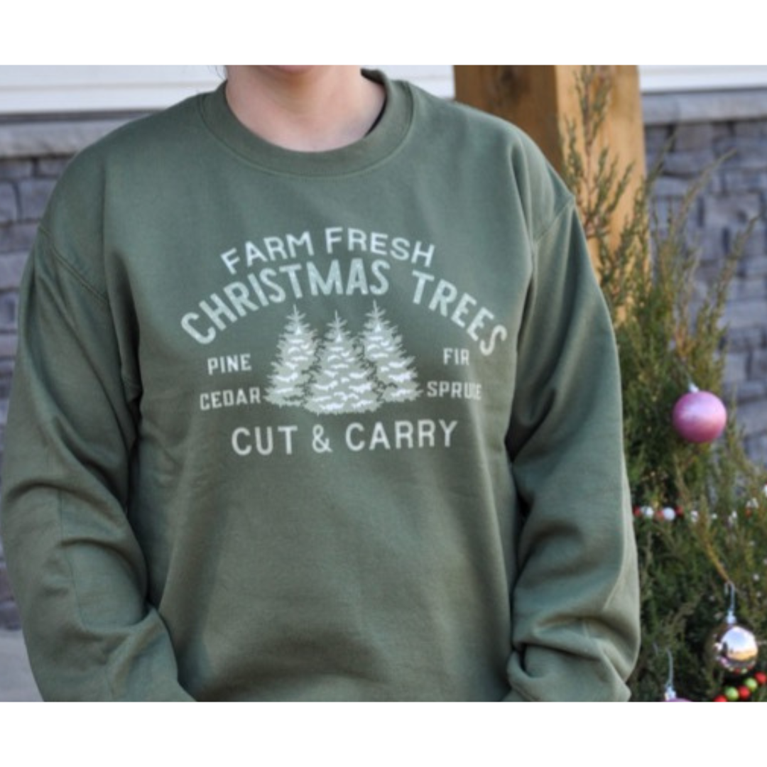 Farm Fresh Christmas Trees Crewneck