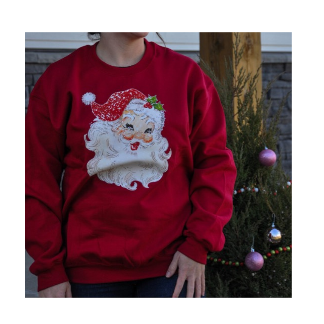 Santa Claus Red Crewneck