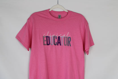 Clinical Educator Pink Tee-Shirt (Medium)