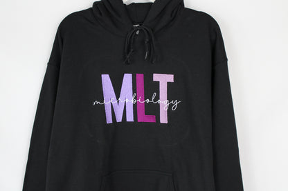 MLT Microbiology Black Hoodie (Large)