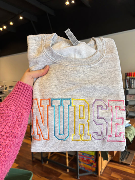 Nurse Grey Crew (Large)